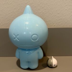 BTS BT21 Blind Figure Blue Uamou And Mini Figurine Korean Ayako Takagi Container